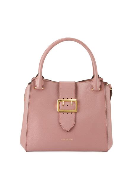 burberry london leather tote bag|burberry buckle medium tote pink.